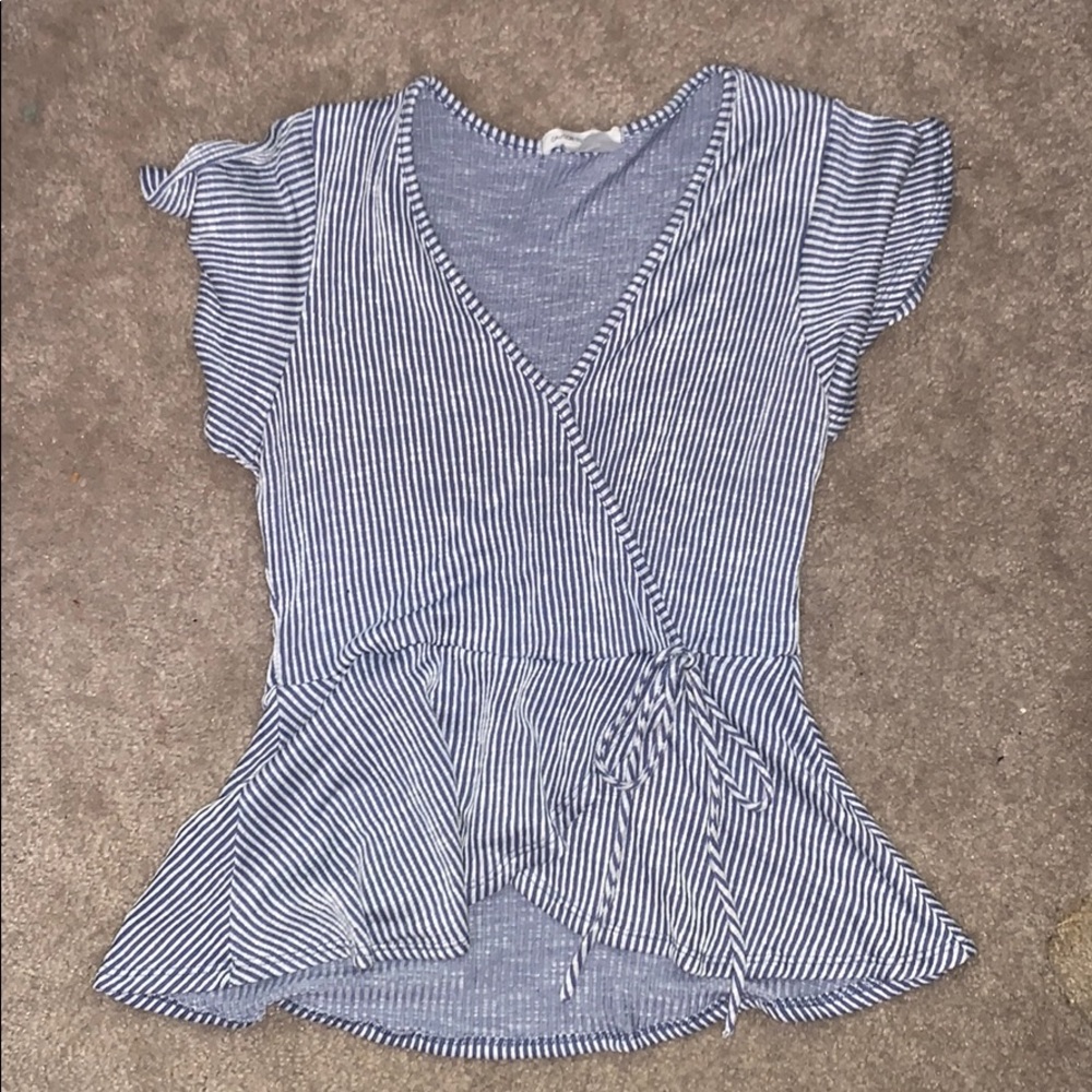 Blue Striped Shirt
